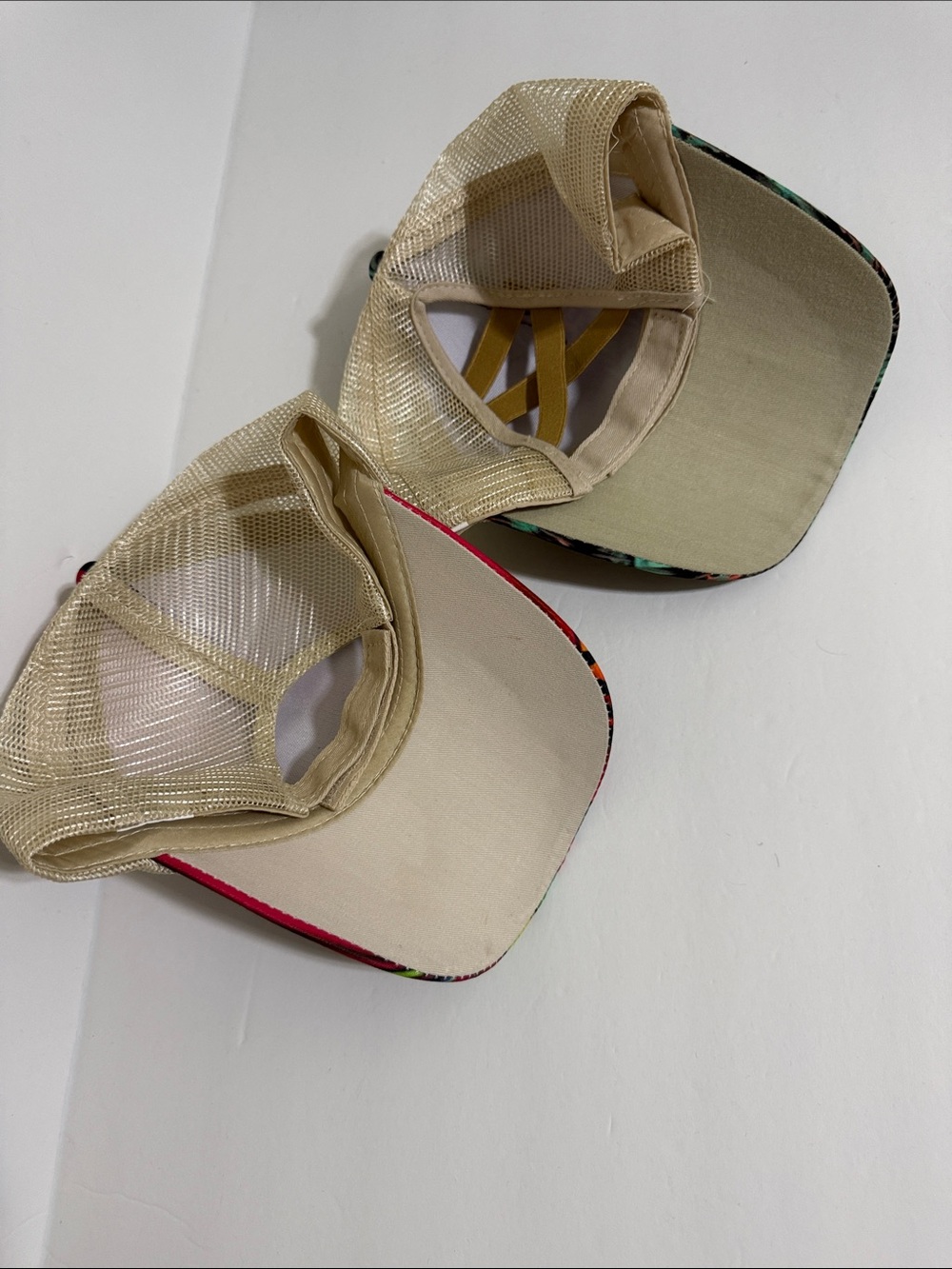 SHEIN Multi-Color Southwestern Stripe & Teal Animal Print Trucker Hat Set - Picture 2 of 4